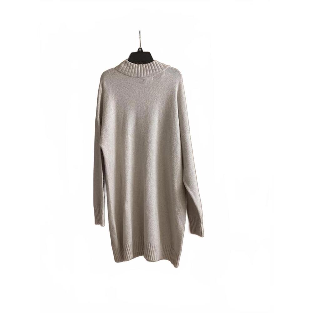 BP Nordstrom Pullover Sweater Dress in Light Cream Cotton Acrylic - Picture 3 of 10